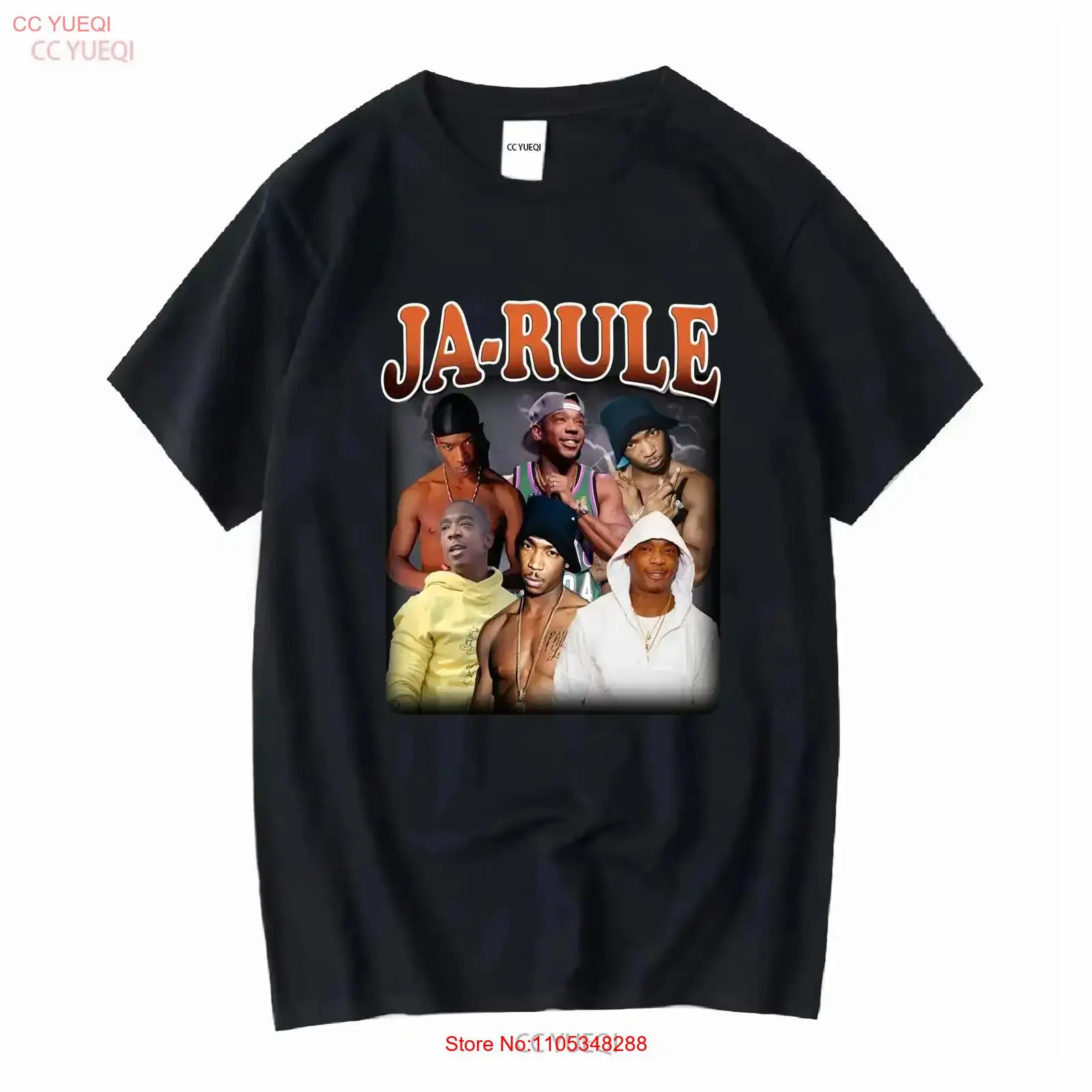 Vintage Fashion Jersey - JA RULE T Shirt vintage Washed