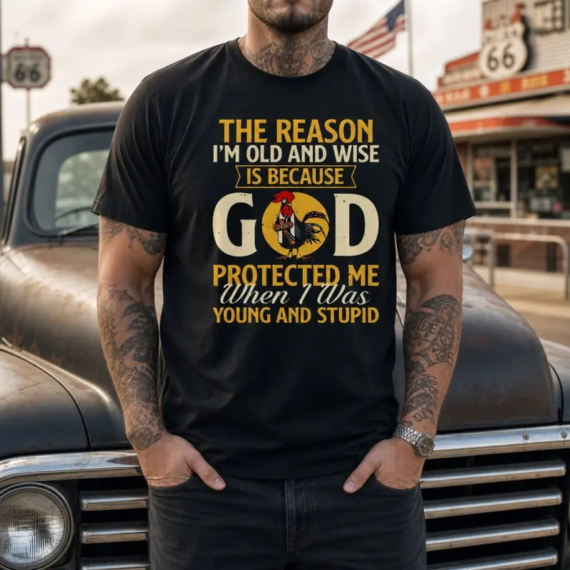 Men's Vintage Rooster Quote Pr - Vintage Fashion Quotes 评论和价格