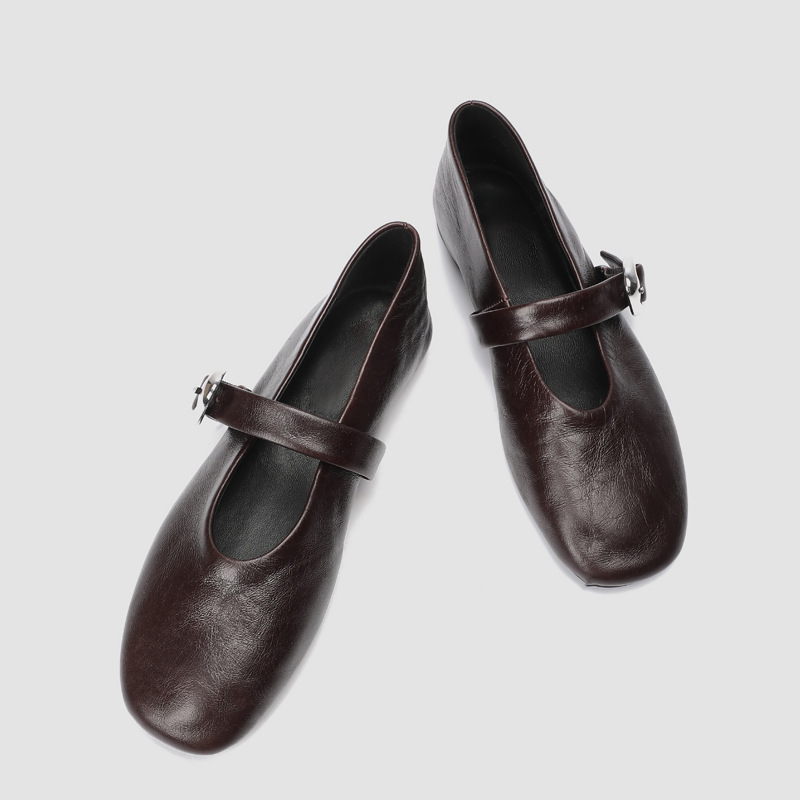 Women Mary Jane Shoes pu Leath - Vintage Fashion Online 评论和价格