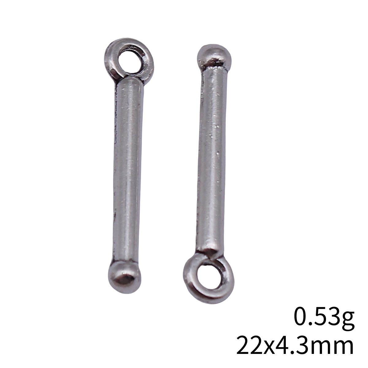 80pcs 22x4.3mm(0.87x0.17inch)  - Vintage Fashion Stores 评论和价格